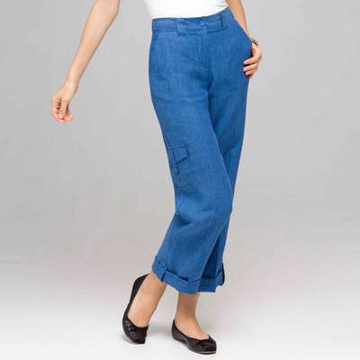 One Pant Two Ways, Indigo, medium