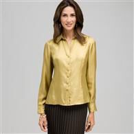 Shimmer Blouse, Fennel, medium
