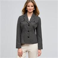 Mini Print Jacket, Black & White, medium