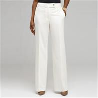 Flat Front Classic Pant, Bone, medium