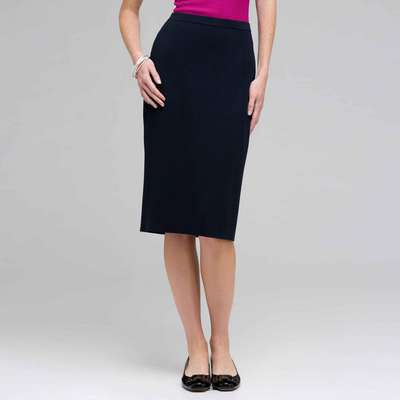 Long Pencil Skirt, Ink, medium