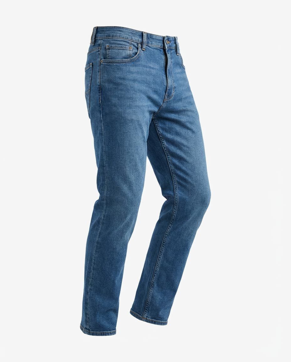 Straight Jeans, Blue, medium