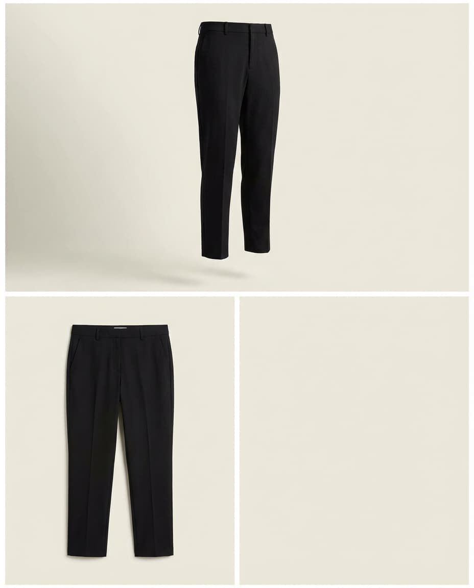 Linen Trousers, Beige, medium