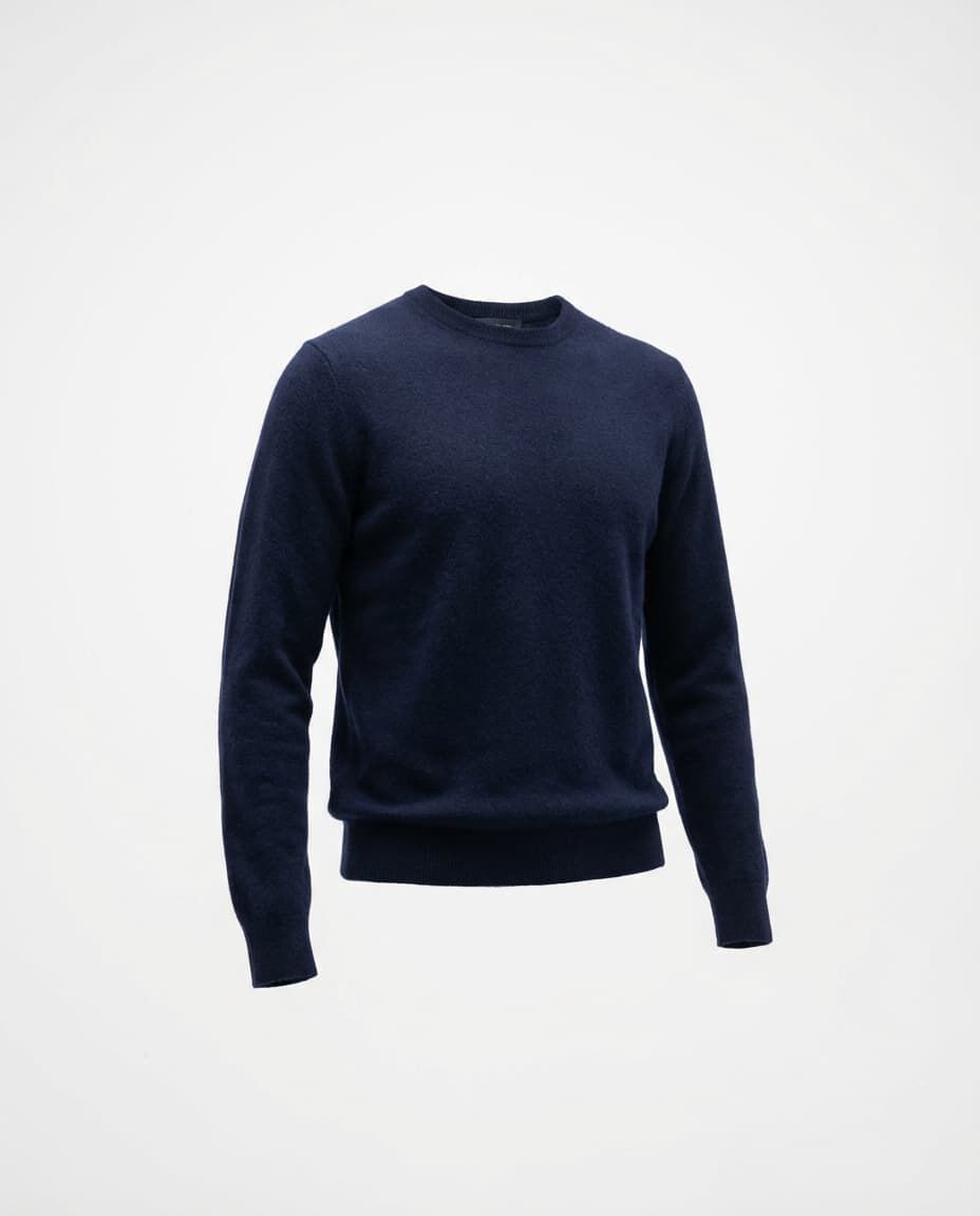 Merino Wool Sweater, Navy, medium