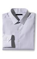 Modern Striped Dress Shirt, Blue, medium