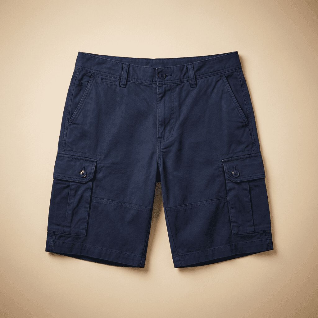 Boys Shorts, Navy, medium