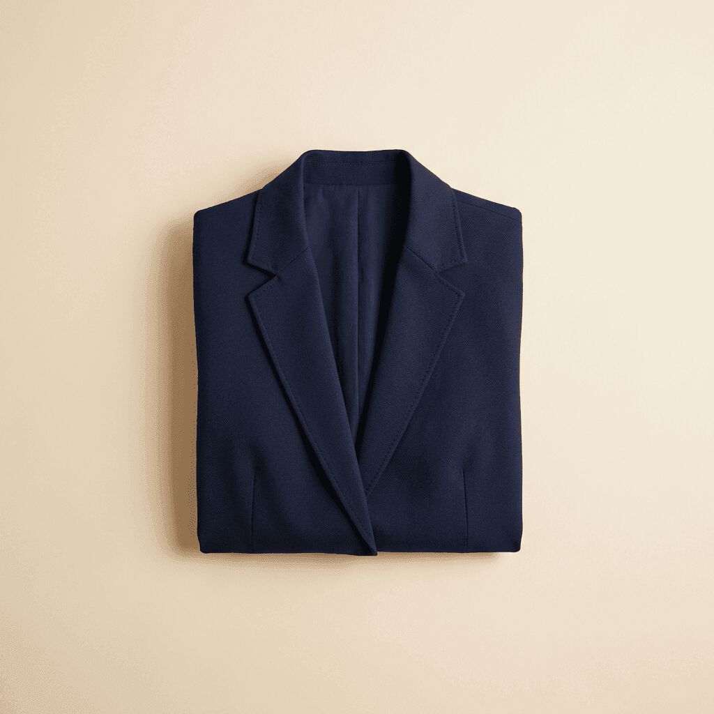 Tailored Blazer, Navy, medium