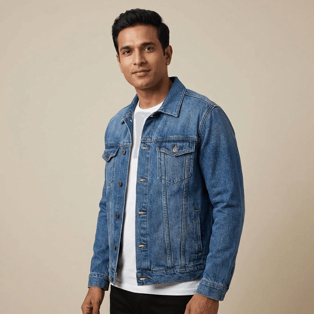 Denim Jacket, Blue, medium