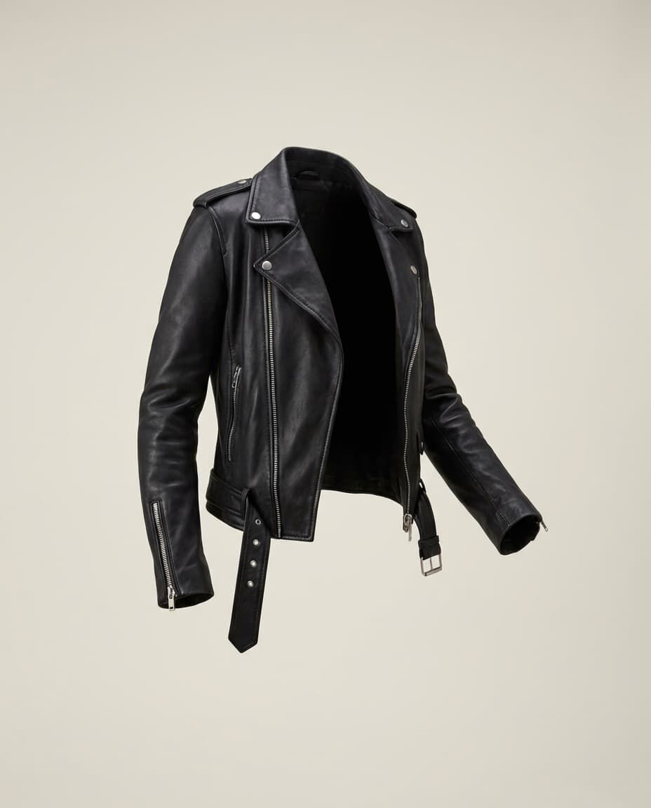 Motorcycle Jacket, Black, medium