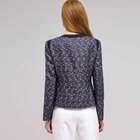 Textured Zip Front Jacket, , small