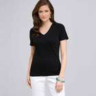 Short Sleeve V-Neck Tee, , small
