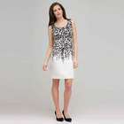 Floral Black and White Dress., , small