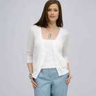 Beaded 3/4 Sleeve Cardigan., , small