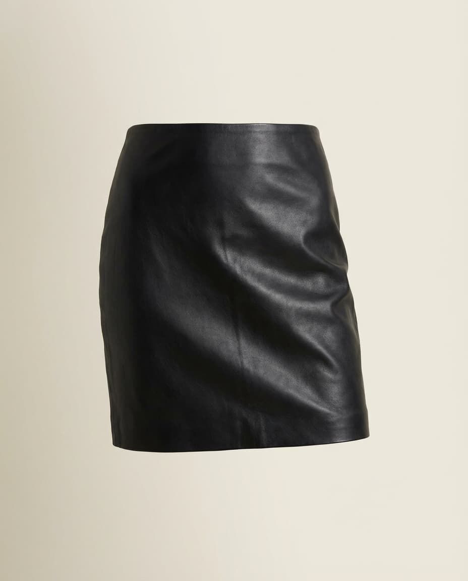 Leather Leggings, Black, medium