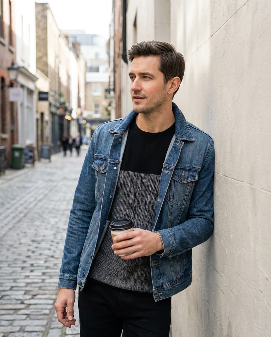 Denim Jacket, , small