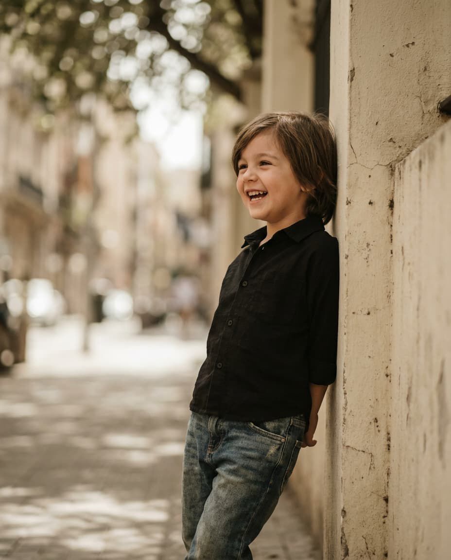 Boys Button Shirt, , small