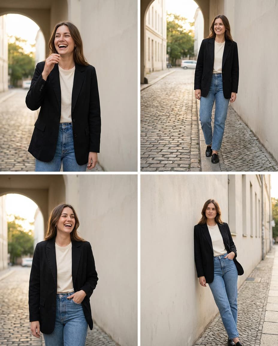 Oversized Blazer, , small