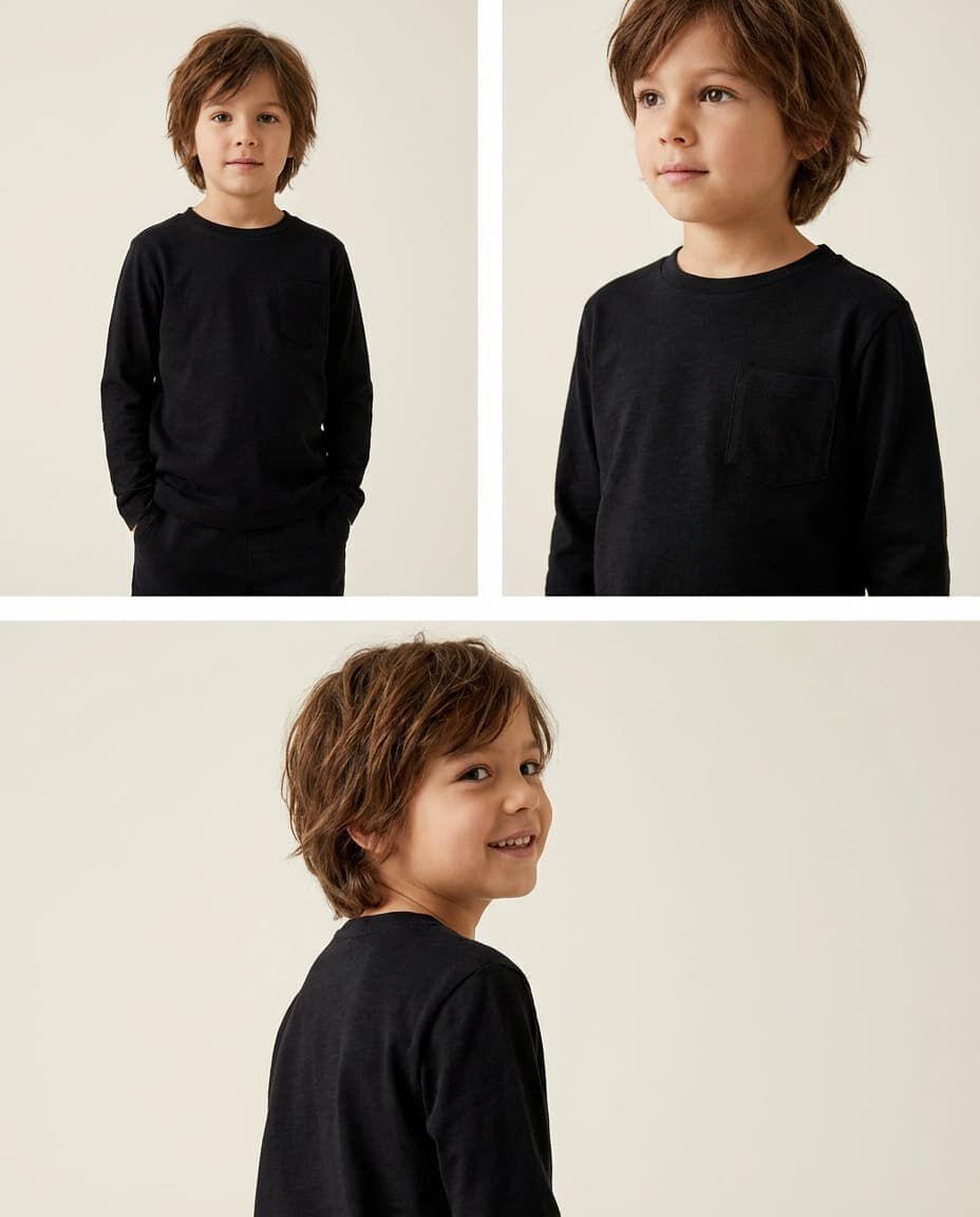 Boys Button Shirt, , small