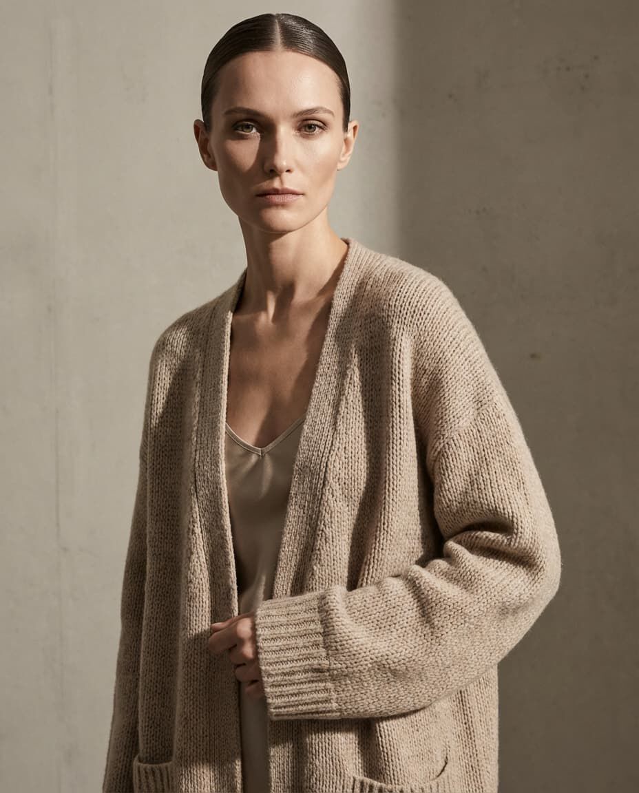 Oversized Knit Sweater, , small