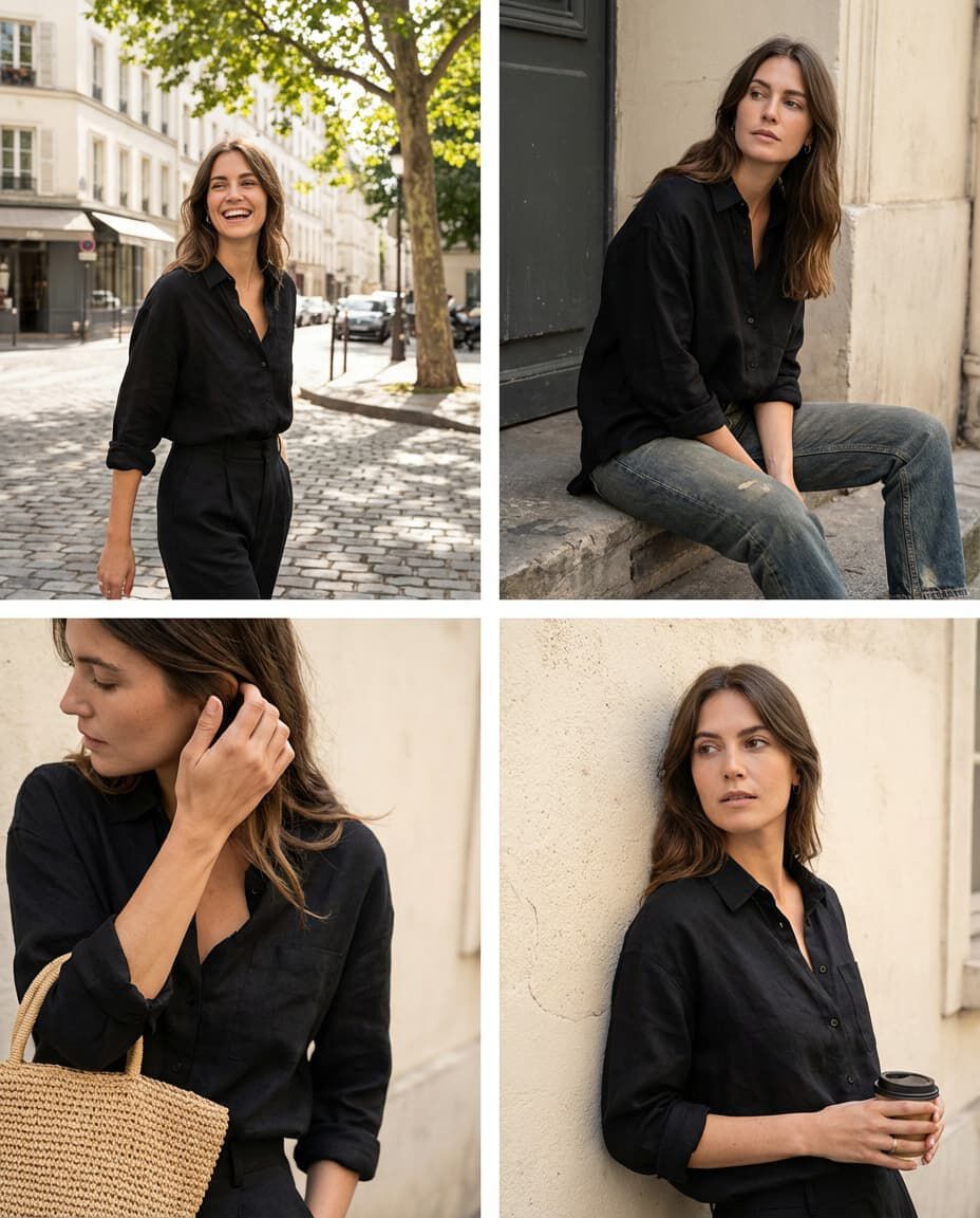 Linen Shirt, , small