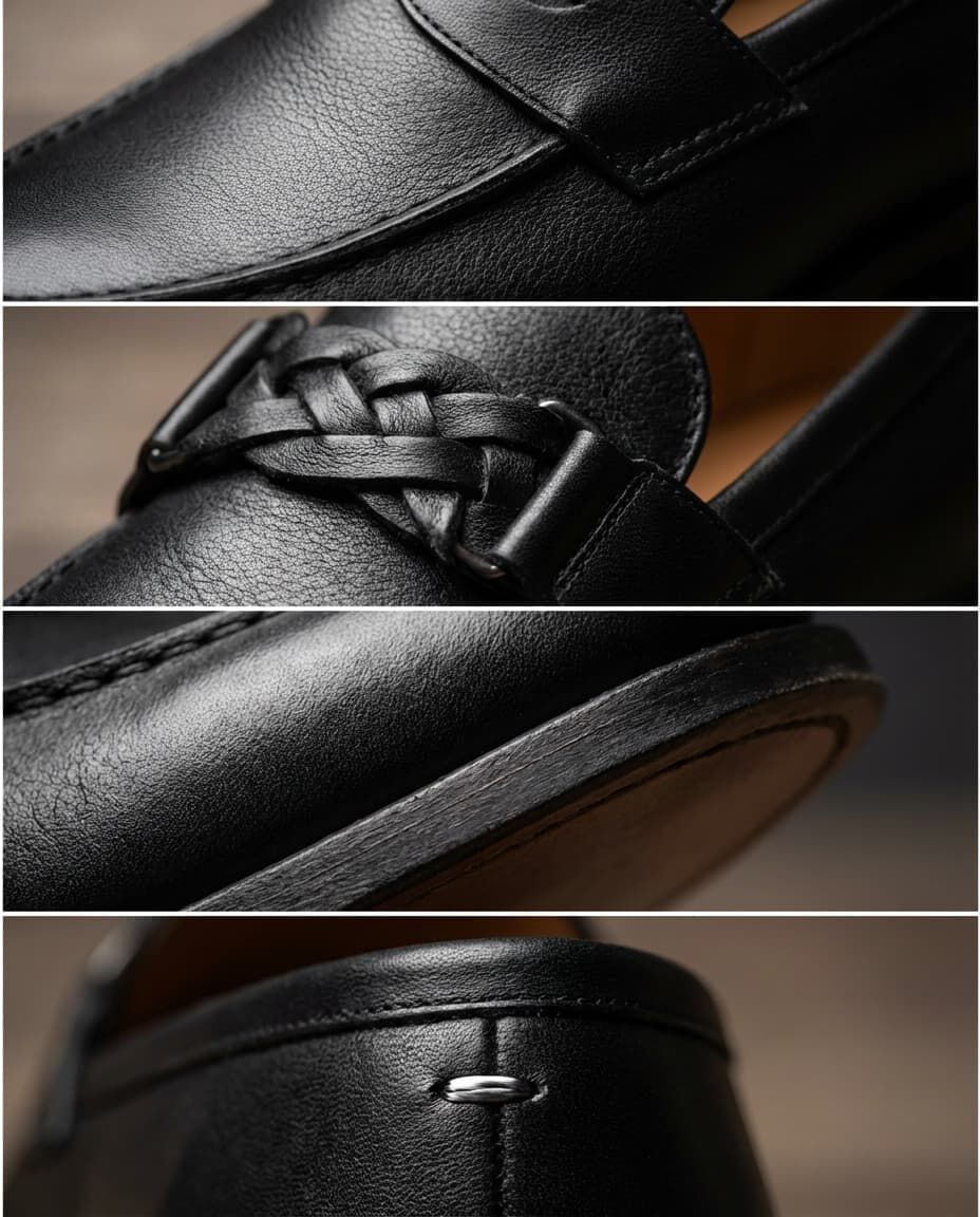 Leather Loafers, , small