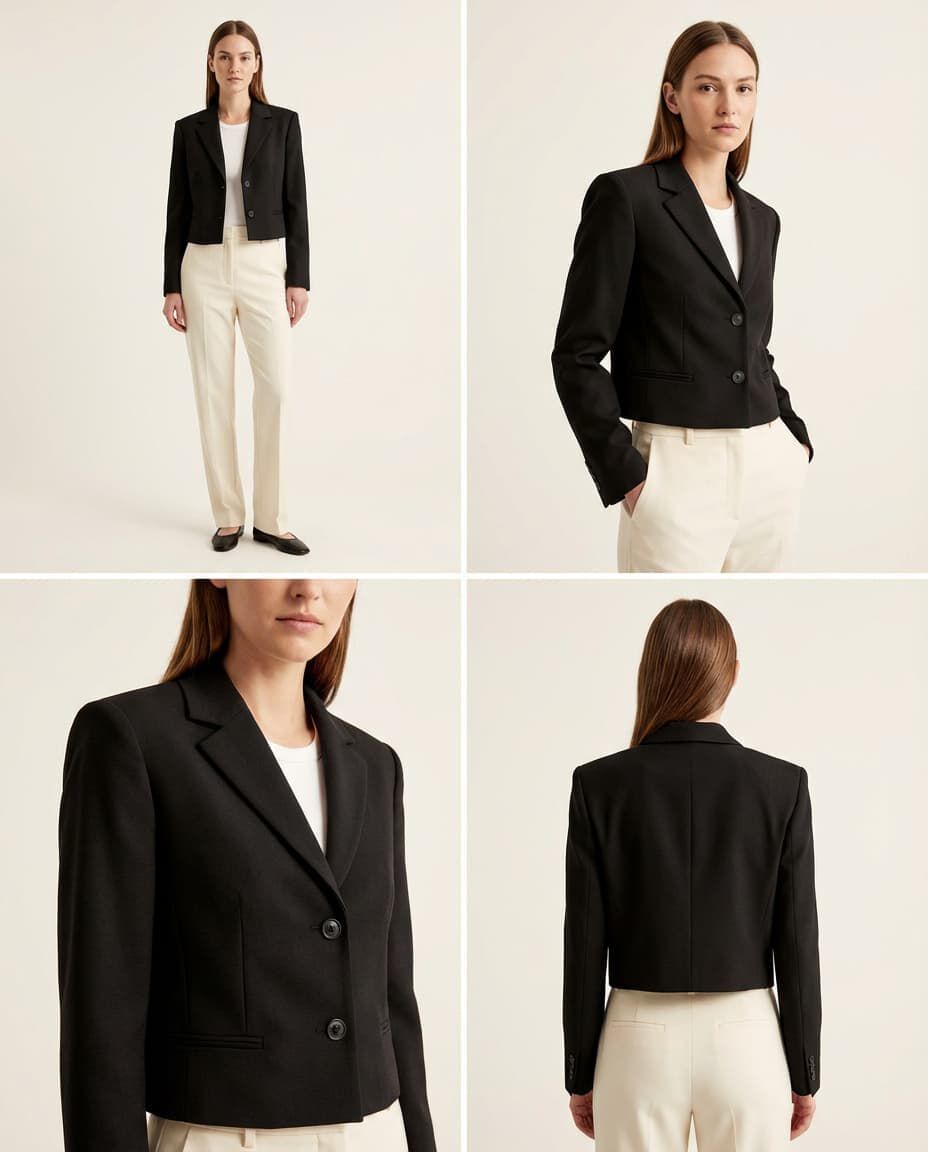 Cropped Cardigan, , small