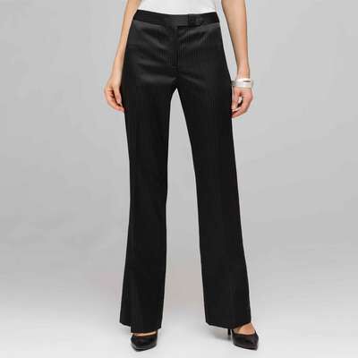 Bootleg Pant, Black & White, medium