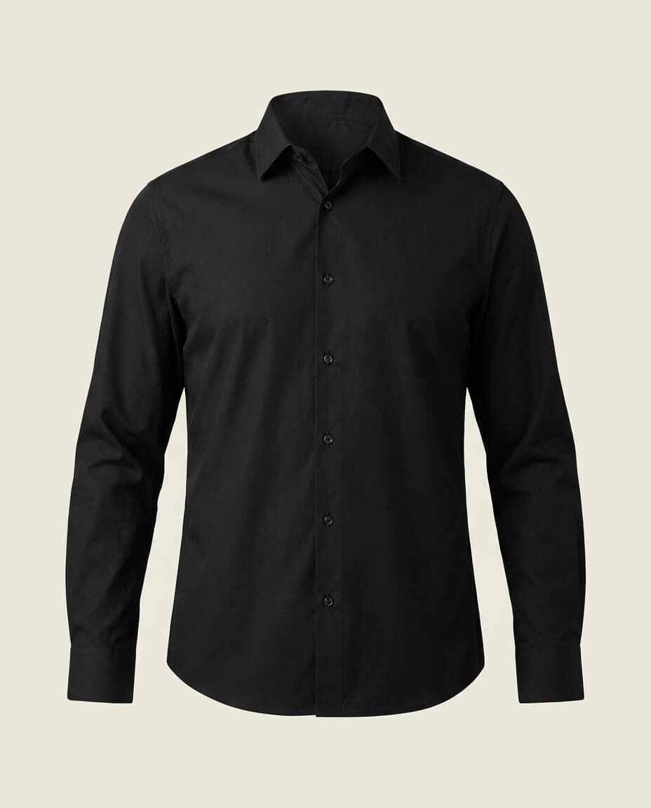 Linen Shirt, White, medium