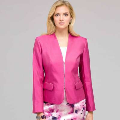 2 Flap Pocket Jacket, Cerise, medium