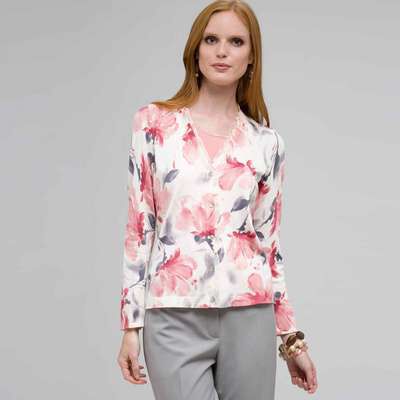 Floral Cardigan, Multi, medium