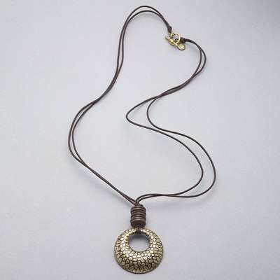 Drop Necklace, Gold, medium