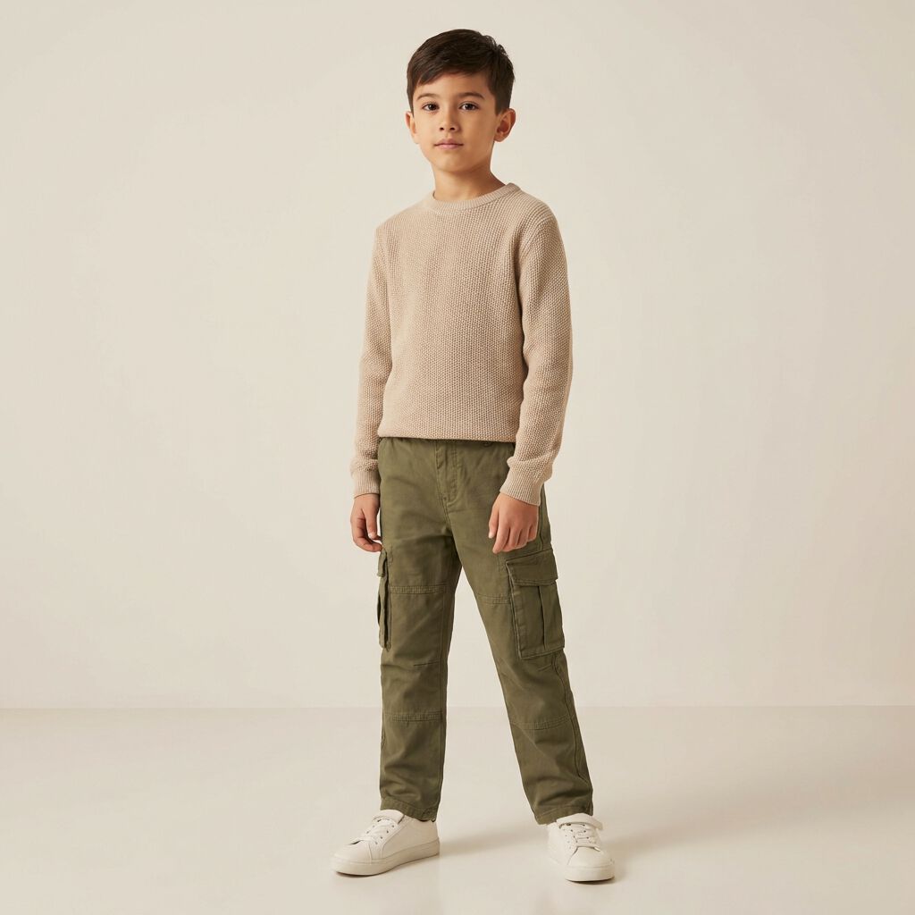 Boys Cargo Pants, , medium