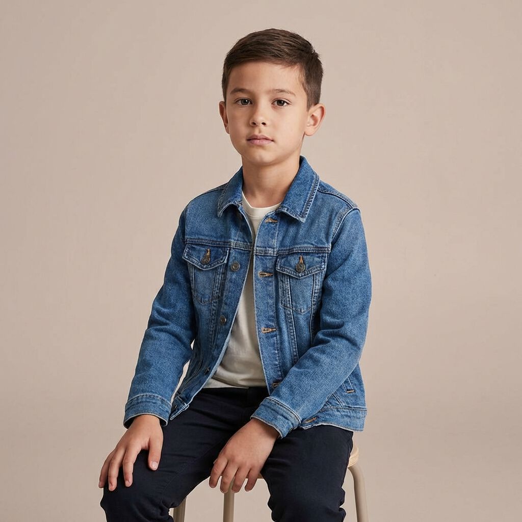 Boys Denim Jacket, , medium