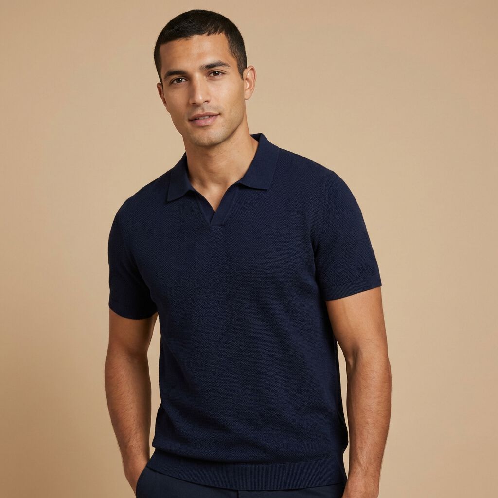 Knit Polo, , medium