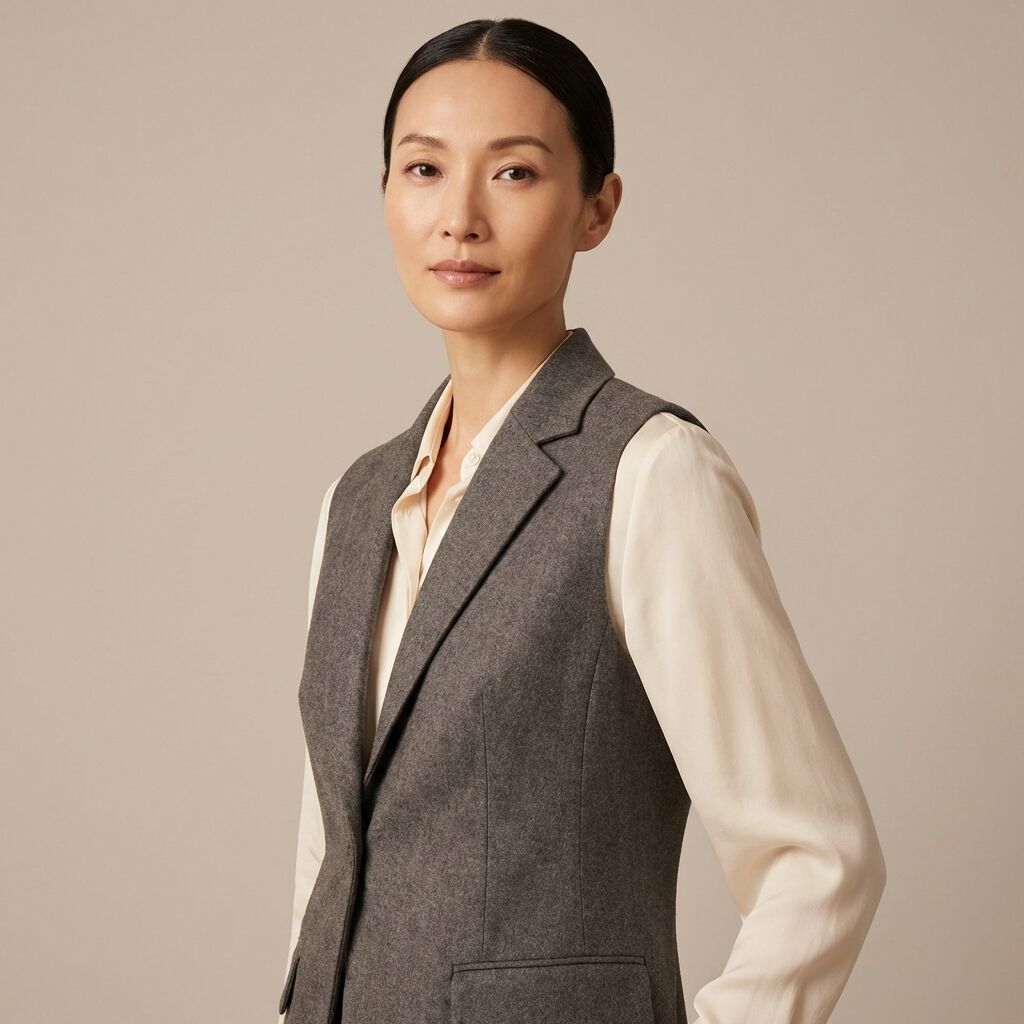 Tailored Vest, , medium