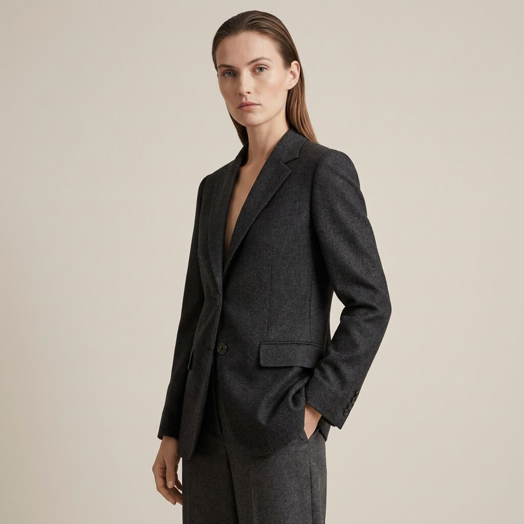 Structured Blazer, , medium