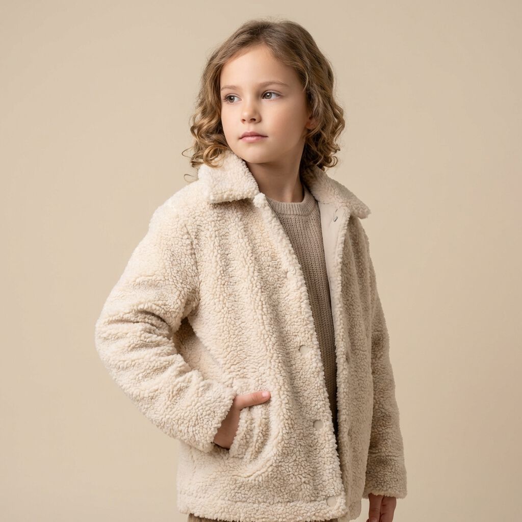 Kids Sherpa Jacket, , medium