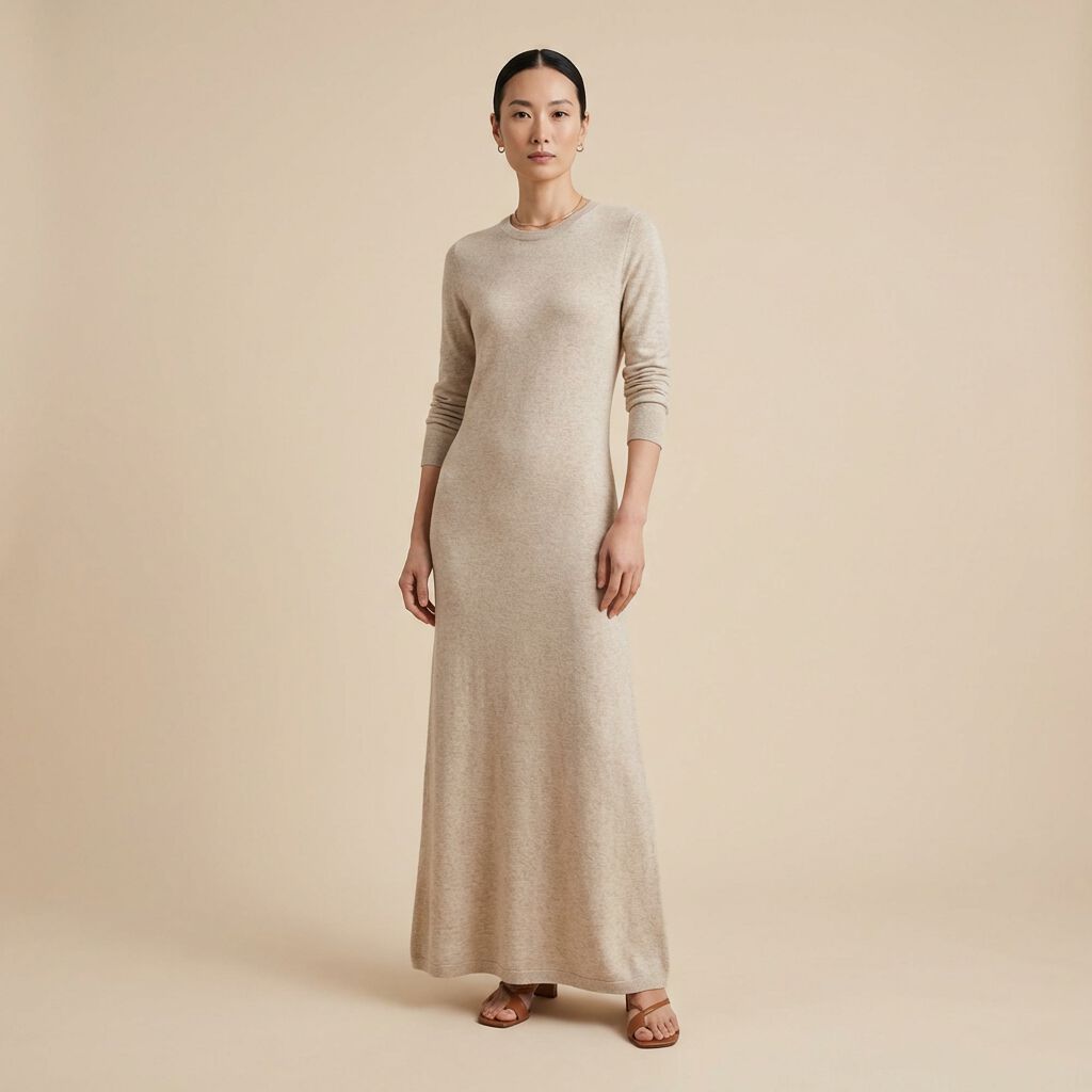 Knit Maxi Dress, , medium