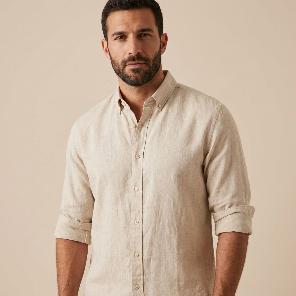 Linen Shirt, , medium
