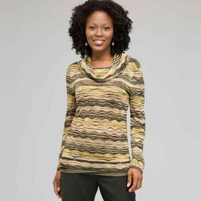 Tonal Patterned Sweater, Laurel Multi, medium