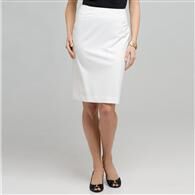 Pencil Skirt, White, medium