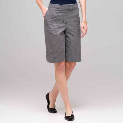 Stripe Walking Short, Admiral Navy & White, medium