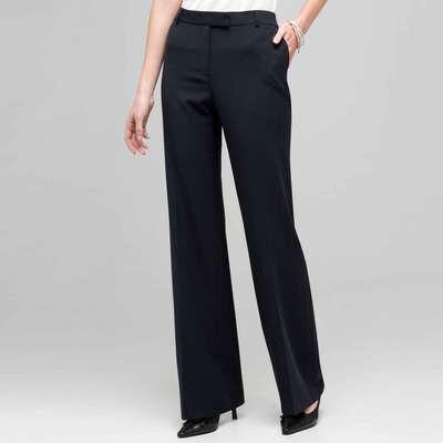 Flat Front Pant, midnight navy, medium