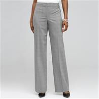 Classic Glen Plaid Pant, Black & Ivory, medium