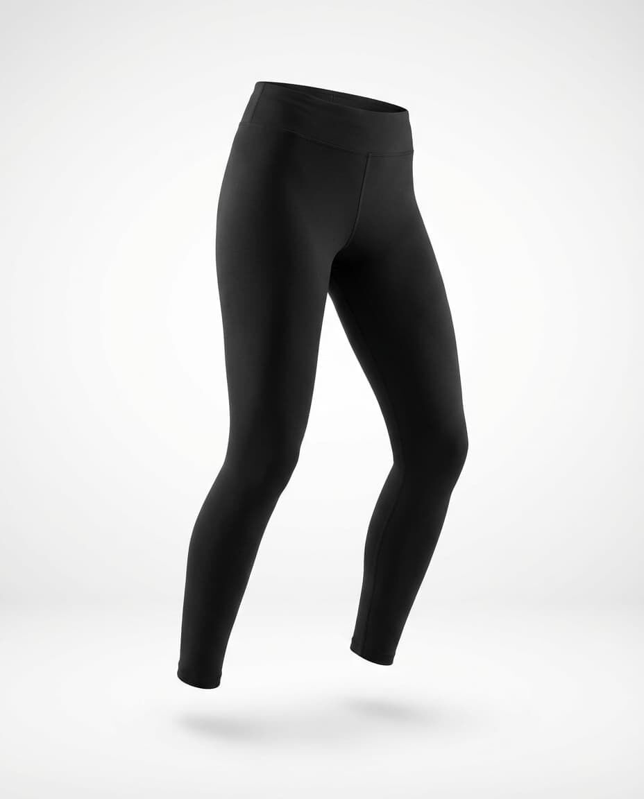 Girls Leggings, Black, medium