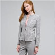 Zip Front Jacket, Slate Multi, medium