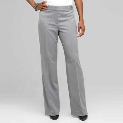 Flat Front Classic Pant, Zinc Heather, medium