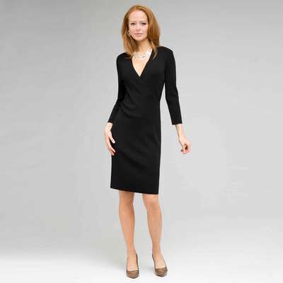 Pack-And-Go Dress, Black, medium