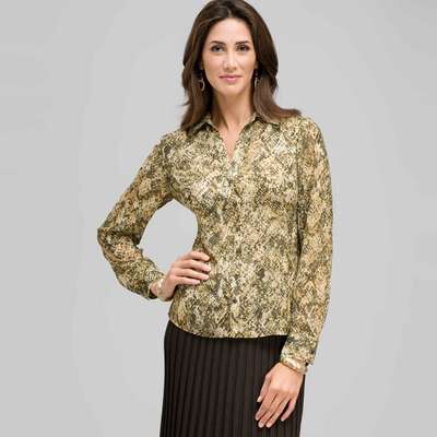 Classic Blouse, Multi, medium