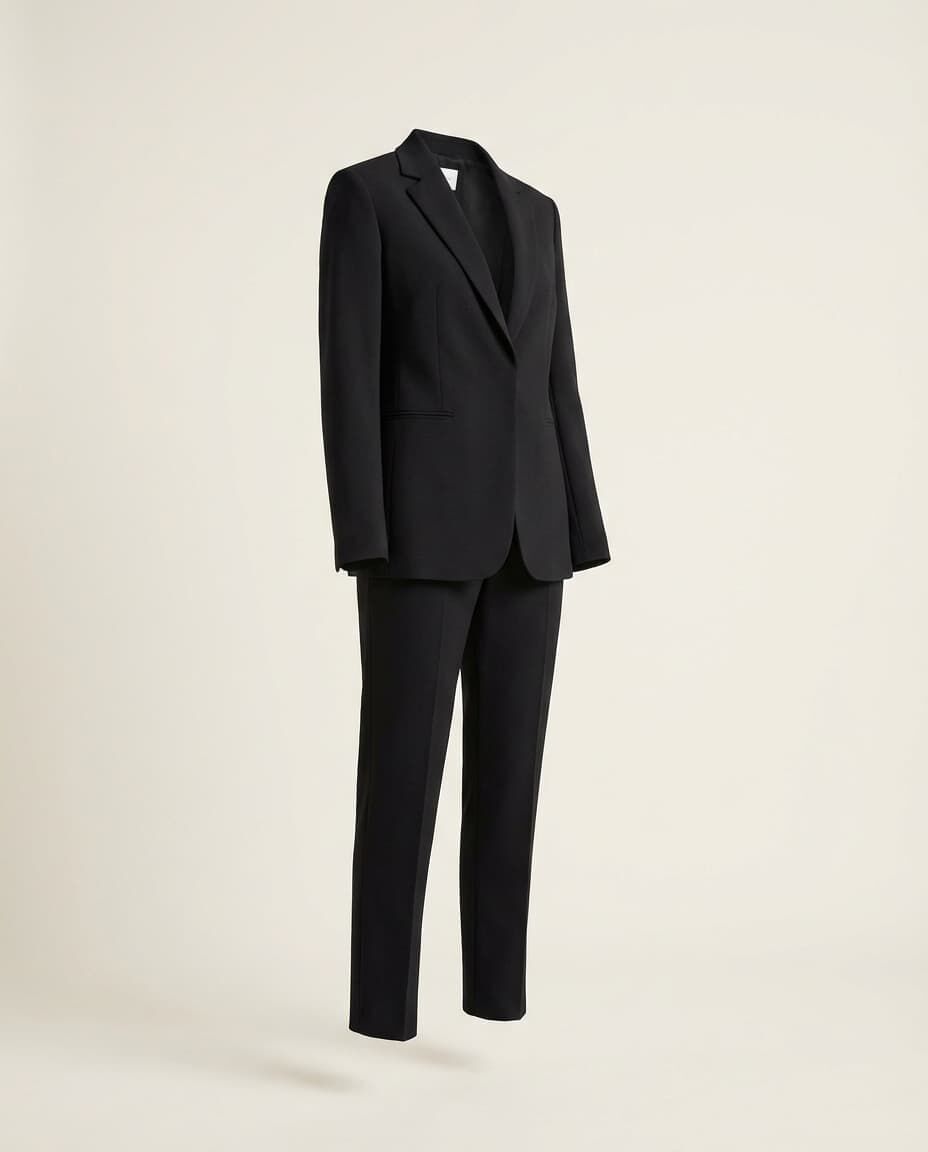 Leather Backpack, Black, medium